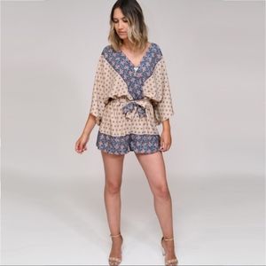🤩SALE Boho Romper Kimono Romper Kimono Sleeves